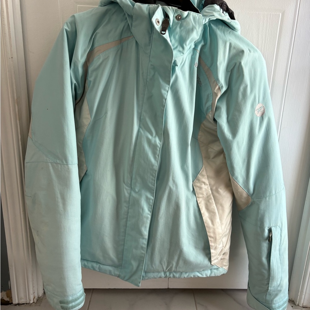 Rossignol Light Blue and Cream Jacket